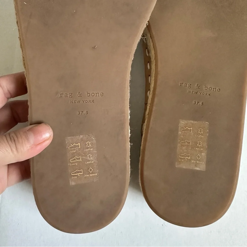 Rag & Bone leather Espadrilles